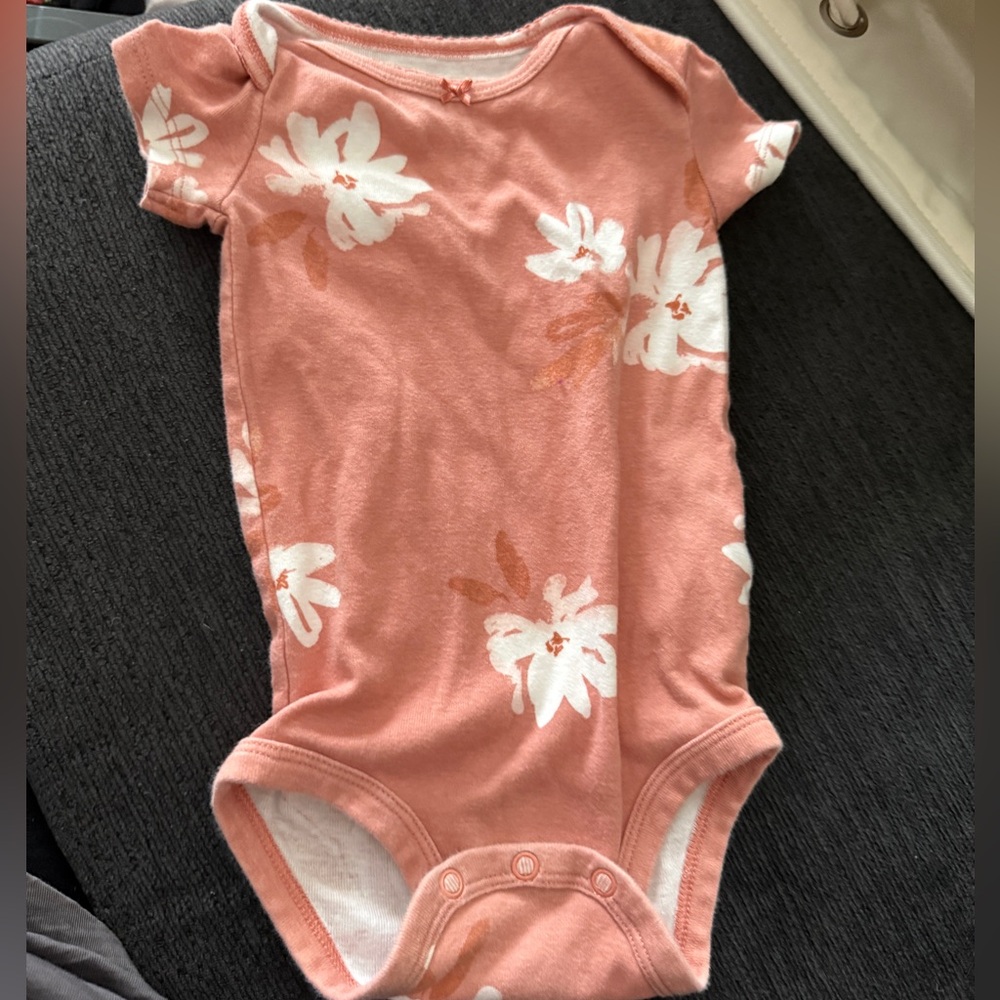 Carter's Pink Floral One Piece